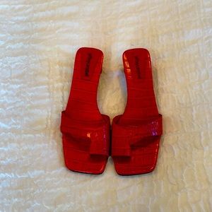 Jeffery Campbell block heel sandal